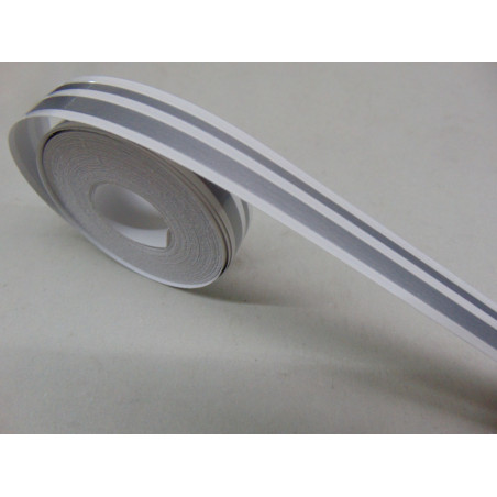 doppelter Zierstreifen 12 mm silber für Auto, Modellbau oder Boote