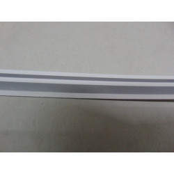 doppelter Zierstreifen 12 mm silber für Auto, Modellbau oder Boote