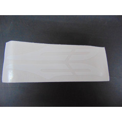 doppelter Zierstreifen 10,5 mm weiß für Auto, Modellbau oder Boote mit Endstücken