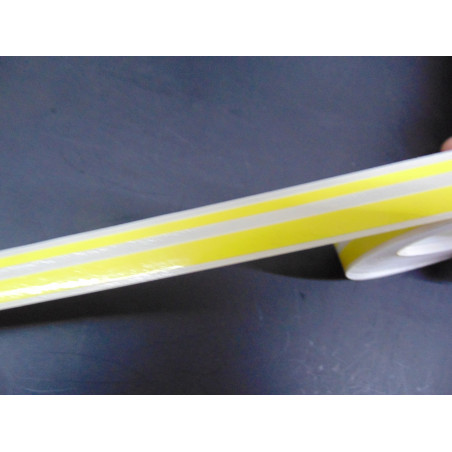 doppelter Zierstreifen 11 mm gelb für Auto, Modellbau oder Boote