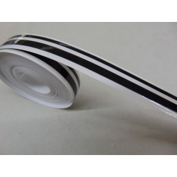 doppelter Zierstreifen 12 mm schwarz für Auto, Modellbau oder Boote