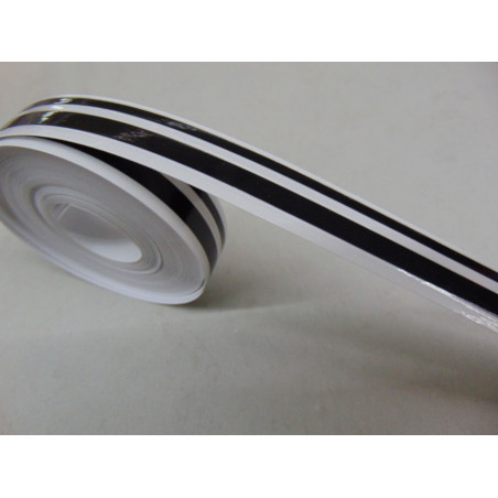 doppelter Zierstreifen 12 mm schwarz für Auto, Modellbau oder Boote