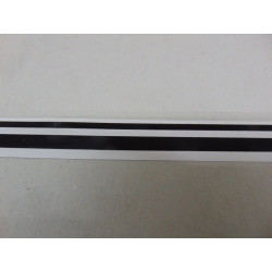 doppelter Zierstreifen 12 mm schwarz für Auto, Modellbau oder Boote