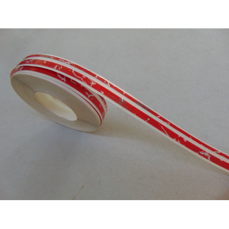 doppelter Zierstreifen 12 mm rot gemustert für Auto, Modellbau oder Boote
