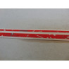 doppelter Zierstreifen 12 mm rot gemustert für Auto, Modellbau oder Boote