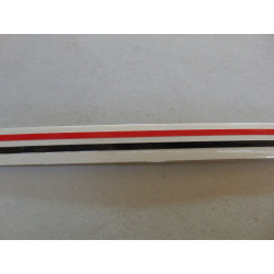 doppelter Zierstreifen 9 mm rot / schwarz für Auto, Modellbau oder Boote
