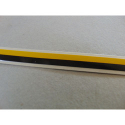 doppelter Zierstreifen 7 mm gelb / schwarz für Auto, Modellbau oder Boote