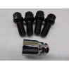 schwarze Felgenschlösser für Original Felgen M 14 x 1,5 x 28 mm
