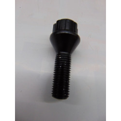 schwarze Felgenschlösser m12x1,5 Länge 29 mm Kegelbund