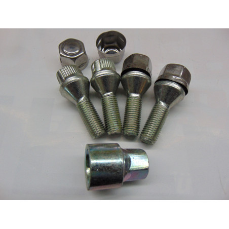 Felgenschlösser für Alufelgen M12 x 1,5 Länge 30 mm