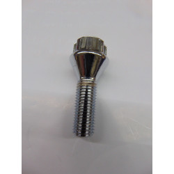 verchromte Felgenschlösser m12x1,5 Länge 29 mm Kegelbund