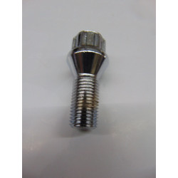verchromte Felgenschlösser für VW Audi Seat Skoda M14x1,5x25 Kegel