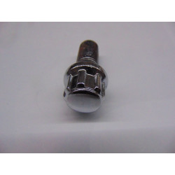 verchromte Felgenschlösser für VW Audi Seat Skoda M14x1,5x25 Kegel