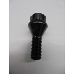 schwarze Felgenschlösser m12x1,5 Länge 23 mm Kegel z.B. BMW Opel