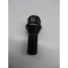 schwarze Felgenschlösser M12x1,5 Kegel Länge 25 mm