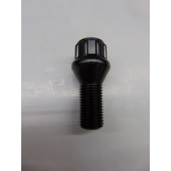 schwarze Felgenschlösser für VW Audi Seat Skoda m14x1,5 Kegel 25 mm