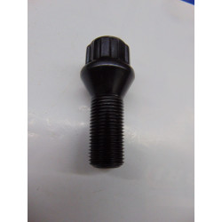 schwarze Felgenschlösser für BMW Mini Cooper m14x1,25 27 mm Kegel