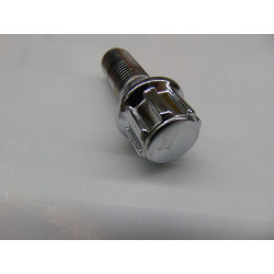 verchromte Felgenschlösser für VW Audi Seat Skoda M14x1,5 28 mm Kegel