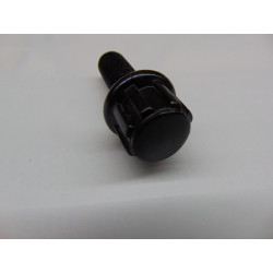 schwarze Felgenschlösser für Alufelgen m12x1,5 Länge 29 mm Kugelbund