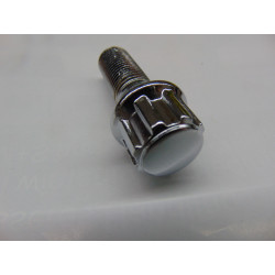 verchromte Felgenschlösser für Alufelgen M14x1,5 extra lang 30 mm