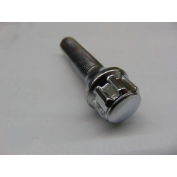 verchromte Felgenschlösser für BMW Mini Cooper M14x1,25 50 mm Kegel