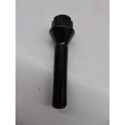 schwarze Felgenschlösser M12x1,25 Länge 50 mm Feingewinde