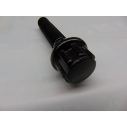 schwarze Felgenschlösser M12x1,25 Länge 50 mm Feingewinde