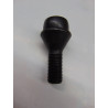 schwarze Felgenschlösser M14x1,5x29 mm Kegel mit breitem Kopf