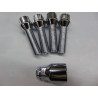 verchromte Felgenschlösser für Spurverbreiterungen m14x1,5x45 mm Kegel