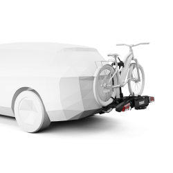 Thule Fahrradträger für die Anhängekupplung Heckträger Easyfold 3 für 2 Räder