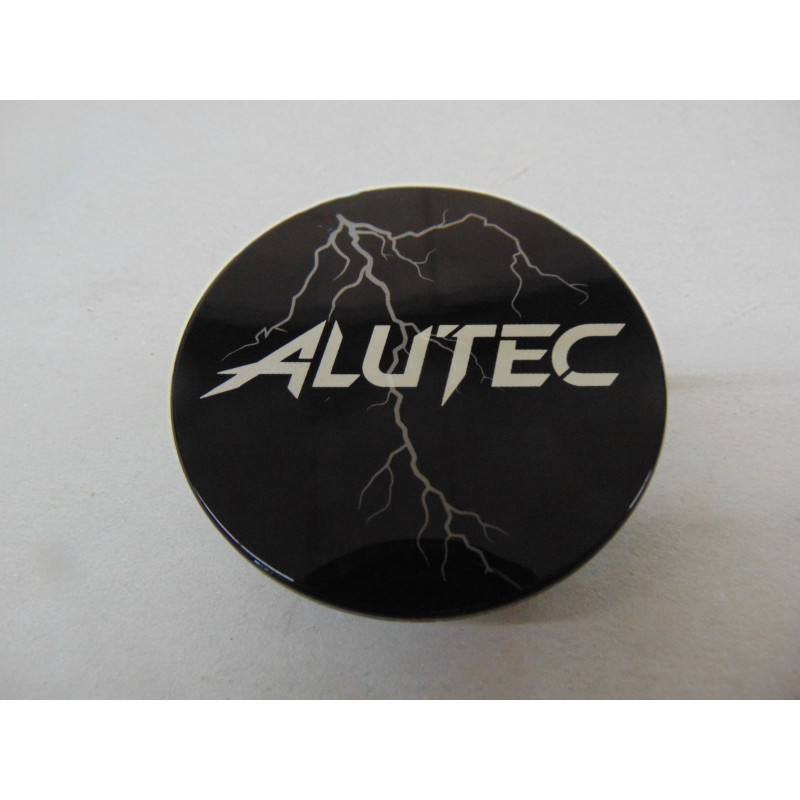 Original Design Nabenkappe für Alutec Felgen N 50 schwarz mit Blitz