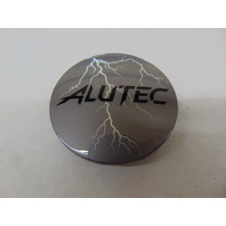 Original Design Nabenkappe für ALUTEC Felgen N 32 grau glänzend mit Blitz
