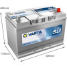 Starterbatterie 12 Volt 95 AH Varta 595404083K262