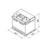 Starterbatterie 12 Volt 45 AH X45