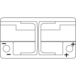 Starterbatterie 12 Volt 60 AH X60