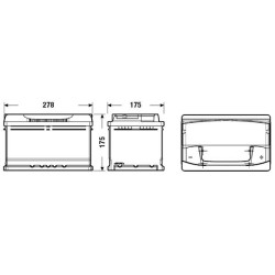 Starterbatterie 12 Volt 70 AH XPower X70
