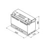 Starterbatterie 12 Volt 100 AH XPower X100