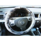Lenkradhülle für PKW echt Fell anthrazit