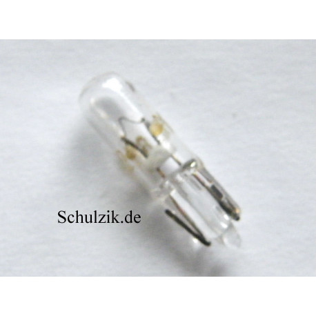 Glühlampe 12 Volt 1,2 Watt Glassockel