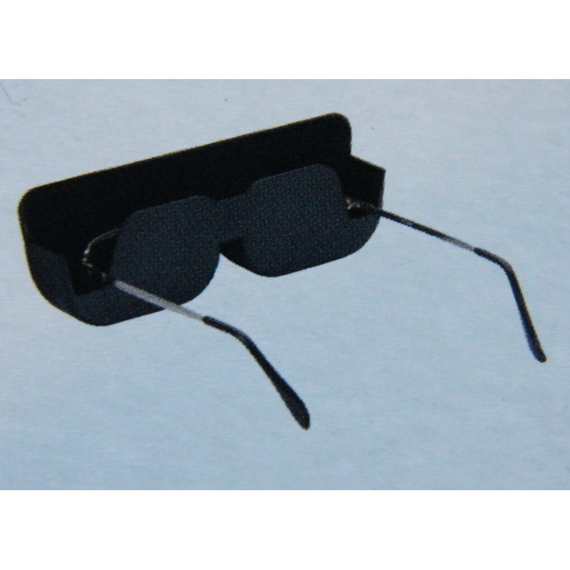 SEMINISMAR Brillenhalter Auto,Brillenhalter für Auto  Sonnenblende,Sonnenbrillenhalterung Auto,Brillenhalter für Auto,180°  Rotational Brillenhalter