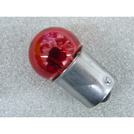 Glühlampe 12 Volt 10 Watt Sockel BA15s rot