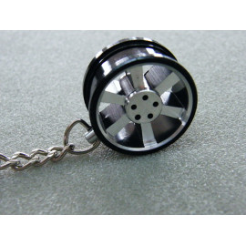 Schlüsselanhänger Alufelge echt Alu