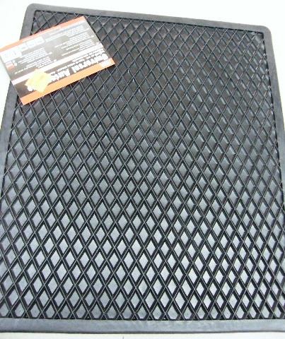 Schönek Universal Gummimatte, Auto Fußmatte, 43 x 30 cm in Schwarz, 1 Stück  - ATU