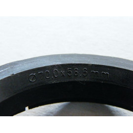 Zentrierring für Alufelgen 70 auf 58,6 mm Fiat Alfa Romeo