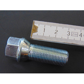 Radschraube M 14x1,25 Feingewinde Kegelbund Länge 33 mm