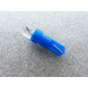 LED Glühlampe 12 Volt 1,2 Watt Glassockel blau