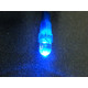 LED Glühlampe 12 Volt 1,2 Watt Glassockel blau