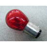 Glühlampe 12 Volt 21/5 Watt rot Sockel BAW15d