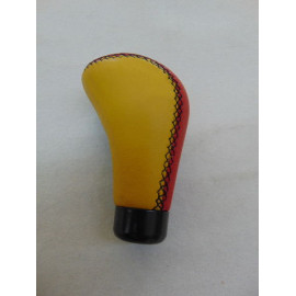 Schaltknauf zum nachrüsten echt Leder dreifarbig