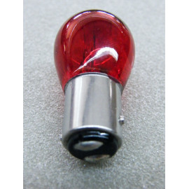 Glühlampe 12 Volt 21/5 Watt rot Sockel BAY15d